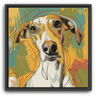 Custom Abstract-Inspired Pet Canvas (1 Pet)
