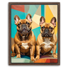 Custom Abstract-Inspired Pet Canvas (2 Pet)