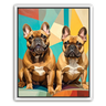 Custom Abstract-Inspired Pet Canvas (2 Pet)