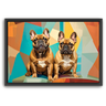 Custom Abstract-Inspired Pet Canvas (2 Pet)