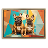 Custom Abstract-Inspired Pet Canvas (2 Pet)