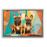 Custom Abstract-Inspired Pet Canvas (2 Pet)