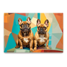 Custom Abstract-Inspired Pet Canvas (2 Pet)