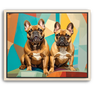 Custom Abstract-Inspired Pet Canvas (2 Pet)