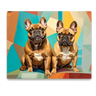 Custom Abstract-Inspired Pet Canvas (2 Pet)