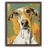 Custom Abstract-Inspired Pet Canvas (1 Pet)