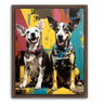 Custom Basquiat-Inspired Pet Canvas (2 Pet)