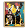 Custom Basquiat-Inspired Pet Canvas (2 Pet)