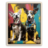 Custom Basquiat-Inspired Pet Canvas (2 Pet)