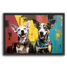 Custom Basquiat-Inspired Pet Canvas (2 Pet)
