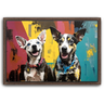 Custom Basquiat-Inspired Pet Canvas (2 Pet)