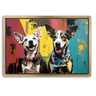 Custom Basquiat-Inspired Pet Canvas (2 Pet)