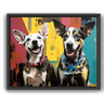 Custom Basquiat-Inspired Pet Canvas (2 Pet)