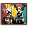 Custom Basquiat-Inspired Pet Canvas (2 Pet)