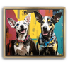 Custom Basquiat-Inspired Pet Canvas (2 Pet)