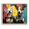 Custom Basquiat-Inspired Pet Canvas (2 Pet)