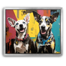 Custom Basquiat-Inspired Pet Canvas (2 Pet)