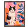 Custom Matisse-Inspired Pet Canvas (1 Pet)