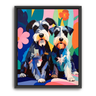 Custom Matisse-Inspired Pet Canvas (2 Pet)