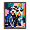 Custom Matisse-Inspired Pet Canvas (2 Pet)