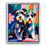 Custom Matisse-Inspired Pet Canvas (2 Pet)