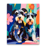 Custom Matisse-Inspired Pet Canvas (2 Pet)