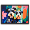Custom Matisse-Inspired Pet Canvas (2 Pet)