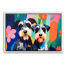 Custom Matisse-Inspired Pet Canvas (2 Pet)