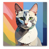 Custom Picasso-Inspired Pet Canvas (1 Pet)