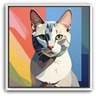 Custom Picasso-Inspired Pet Canvas (1 Pet)