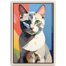 Custom Picasso-Inspired Pet Canvas (1 Pet)