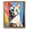 Custom Picasso-Inspired Pet Canvas (1 Pet)