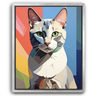 Custom Picasso-Inspired Pet Canvas (1 Pet)