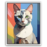 Custom Picasso-Inspired Pet Canvas (1 Pet)