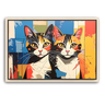 Custom Picasso-Inspired Pet Canvas (2 Pet)