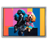 Custom Warhol-Inspired Pet Canvas (2 Pet)