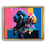 Custom Warhol-Inspired Pet Canvas (2 Pet)