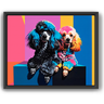 Custom Warhol-Inspired Pet Canvas (2 Pet)