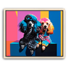 Custom Warhol-Inspired Pet Canvas (2 Pet)