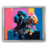 Custom Warhol-Inspired Pet Canvas (2 Pet)