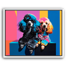 Custom Warhol-Inspired Pet Canvas (2 Pet)